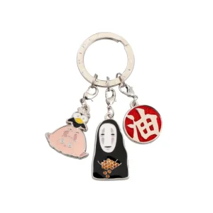Clearance Porte-clés métal 3 personnages Arubaya - Le Voyage de Chihiro Porte-Clés
