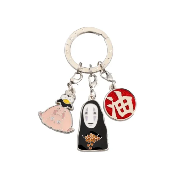 Clearance Porte-clés métal 3 personnages Arubaya - Le Voyage de Chihiro Porte-Clés