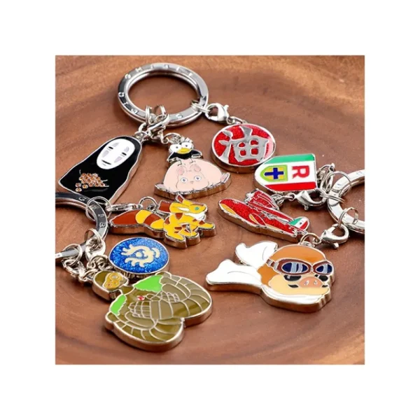 Clearance Porte-clés métal 3 personnages Arubaya - Le Voyage de Chihiro Porte-Clés