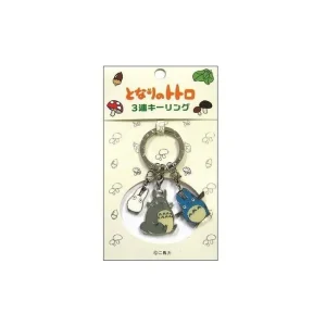 Store Porte-Clés Métal Totoro 3 Personnages - Mon Voisin Totoro Porte-Clés
