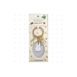 Hot Porte-Clés Métal Totoro Blanc – Mon Voisin Totoro Porte-Clés