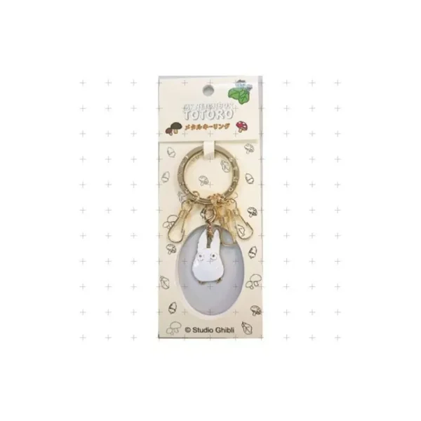 Hot Porte-Clés Métal Totoro Blanc – Mon Voisin Totoro Porte-Clés