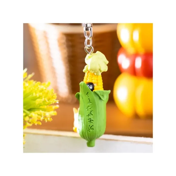 Flash Sale Porte-Clés Noiraude et épi maïs avec Totoro - Mon Voisin Totoro Porte-Clés
