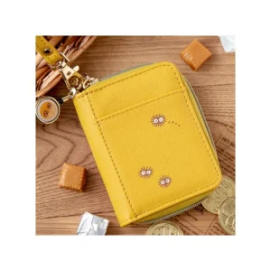 Hot Porte-Monnaie Jaune Totoro patchs - Mon Voisin Totoro Accessoires