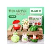 Hot Pose Coll Assort 6 figurines Totoro Blanc Légumes - Mon Voisin Totoro Figurines