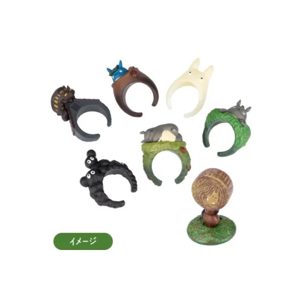 Best Sale Pose Collection Totoro Assortiment de 6 Bagues - Mon Voisin Totoro Figurines