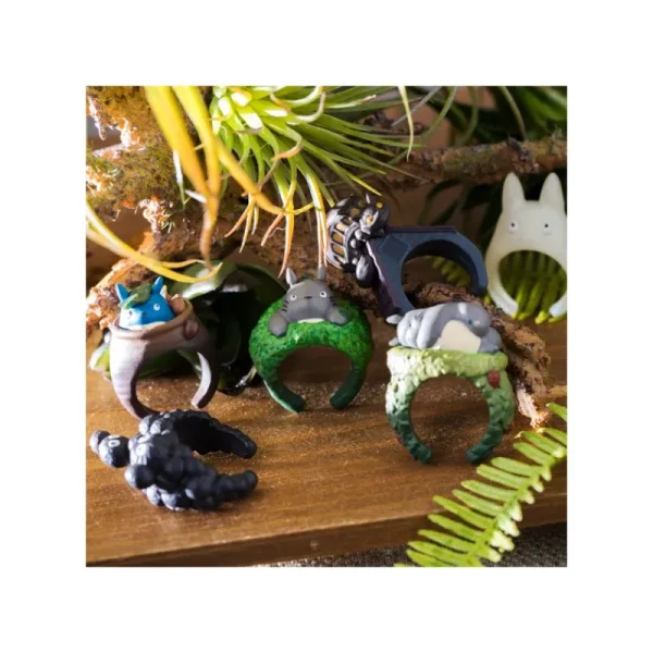 Best Sale Pose Collection Totoro Assortiment de 6 Bagues - Mon Voisin Totoro Figurines