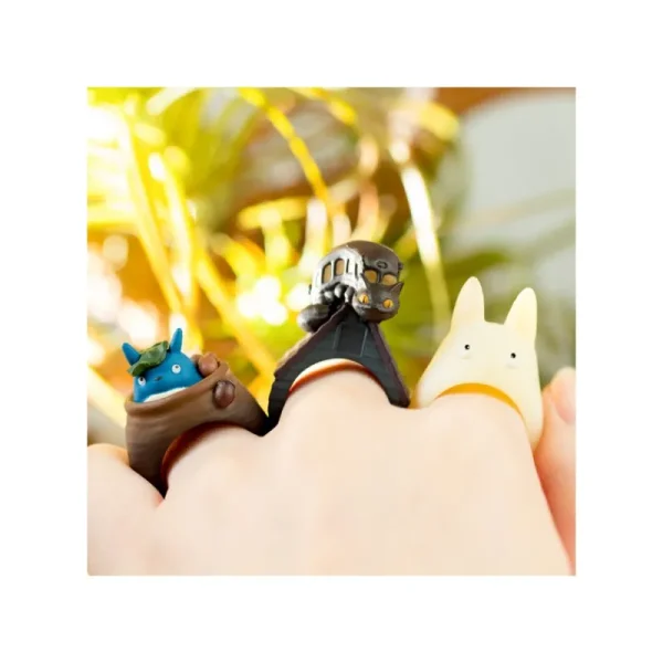 Best Sale Pose Collection Totoro Assortiment de 6 Bagues - Mon Voisin Totoro Figurines
