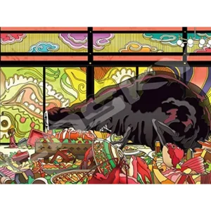 Store Puzzle Vitrail 208P Après le festin - Le Voyage de Chihiro Puzzle