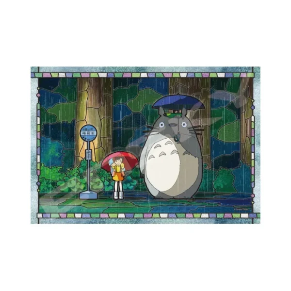 Hot Puzzle Vitrail 300P Arrêt de bus - Mon Voisin Totoro Puzzle