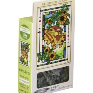 Fashion Puzzle Vitrail 126P Chatbus et tournesols - Mon Voisin Totoro Puzzle