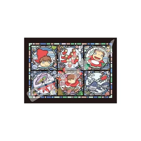 Store Puzzle Vitrail 208P Plein de Ponyos - Ponyo sur la falaise Puzzle