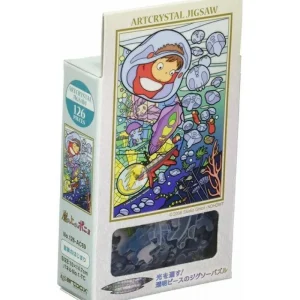 New Puzzle Vitrail 126P Ponyo sous la mer - Ponyo sur la falaise Puzzle