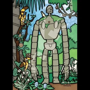 Outlet Puzzle Vitrail 126P Robot jardinier - Le Château dans le ciel Puzzle