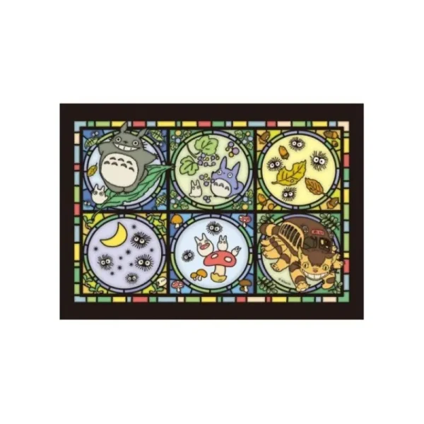 Outlet Puzzle Vitrail 208P Totoro et ses amis - Mon Voisin Totoro Puzzle