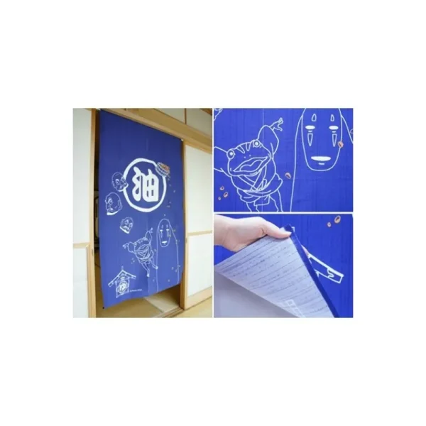 Shop Rideaux Aburaya Bleu - Le Voyage de Chihiro Décoration Murale