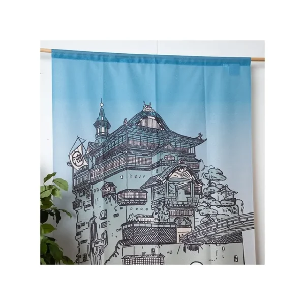 Cheap Rideaux Japonais Aburaya & No Face - Le Voyage de Chihiro Décoration Murale