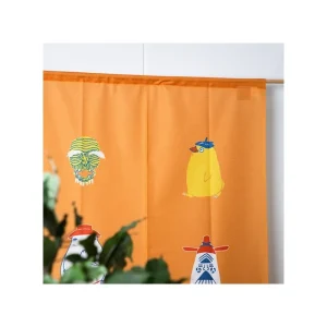 Shop Rideaux Japonais Kichijo Jaune - Le Voyage de Chihiro Décoration Murale