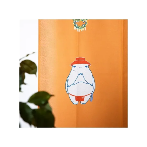 Shop Rideaux Japonais Kichijo Jaune - Le Voyage de Chihiro Décoration Murale