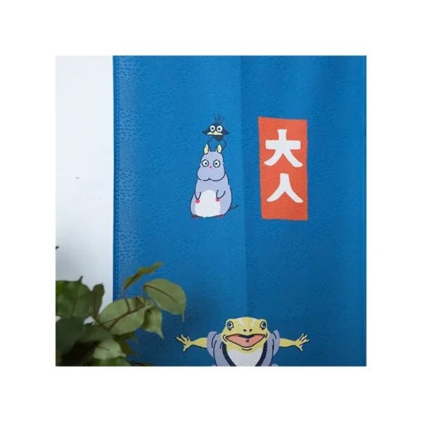 Cheap Rideaux Japonais Kichijo Bleu - Le Voyage de Chihiro Décoration Murale