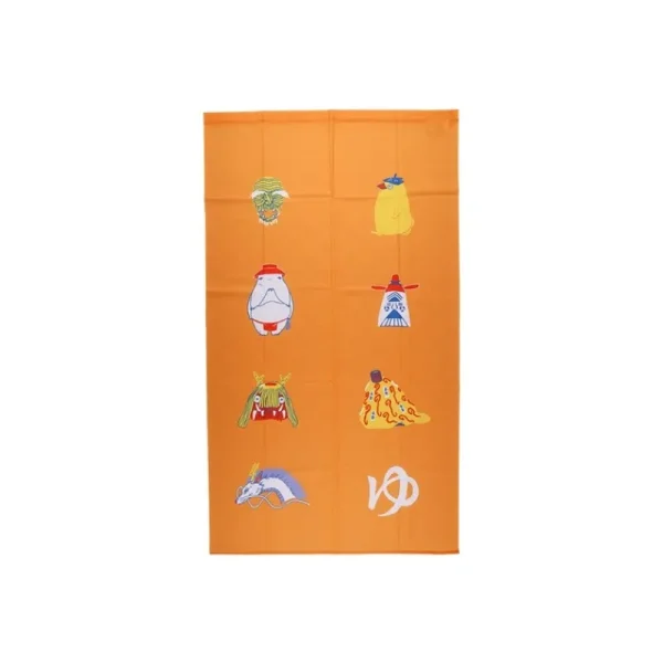Shop Rideaux Japonais Kichijo Jaune - Le Voyage de Chihiro Décoration Murale