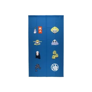 Cheap Rideaux Japonais Kichijo Bleu - Le Voyage de Chihiro Décoration Murale