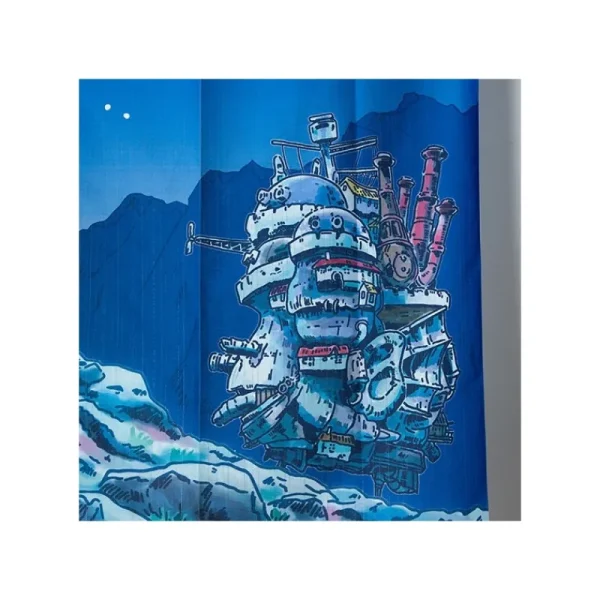 Discount Rideaux Japonais Nuit de lune - Le Château ambulant Décoration Murale