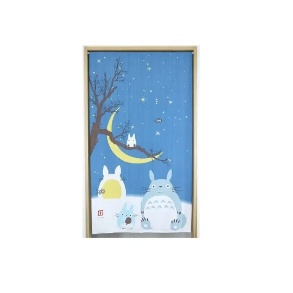 Hot Rideaux Totoro Ciel D'Hiver - Mon Voisin Totoro Décoration Murale