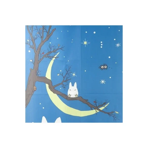 Cheap Rideaux Totoro Ciel d'hiver - Mon Voisin Totoro Décoration Murale