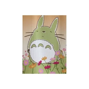 Shop Rideaux Totoro Fleurs - Mon Voisin Totoro Décoration Murale