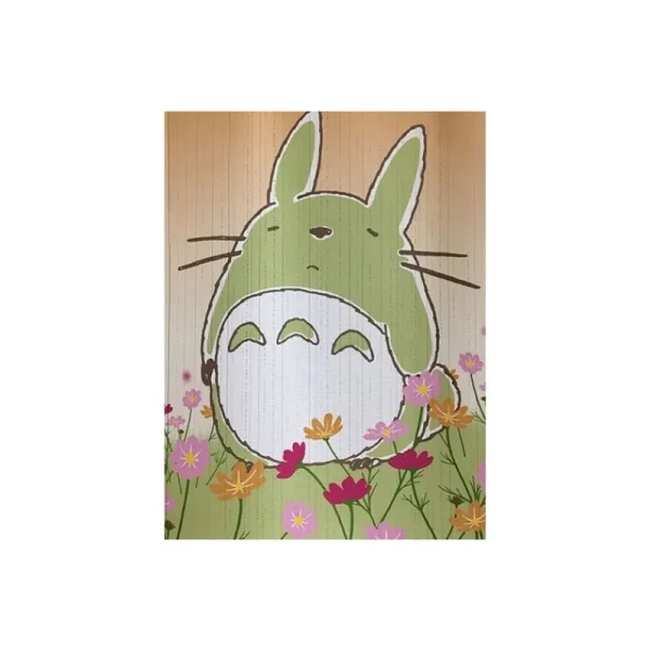 Shop Rideaux Totoro Fleurs - Mon Voisin Totoro Décoration Murale