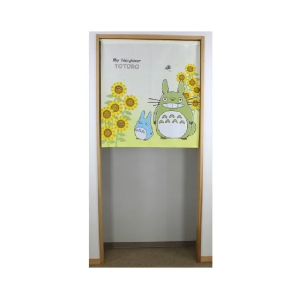 Fashion Rideaux Totoro Tournesol - Mon Voisin Totoro Décoration Murale