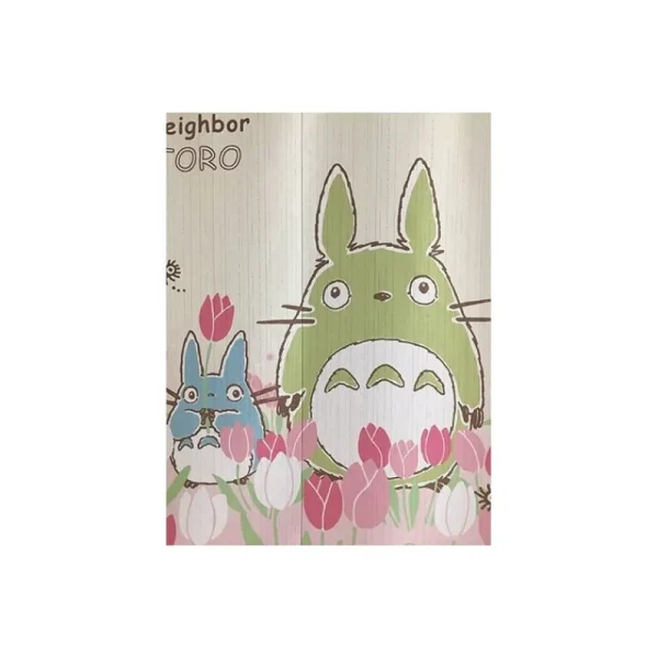 Online Rideaux Totoro Tulipes - Mon Voisin Totoro Décoration Murale