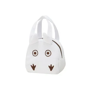 Shop Sac à Lunch Totoro Blanc Tissu - Mon Voisin Totoro Cuisine Et Table