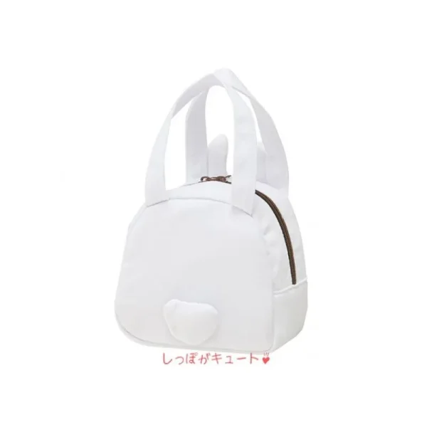 Shop Sac à Lunch Totoro Blanc Tissu - Mon Voisin Totoro Cuisine Et Table
