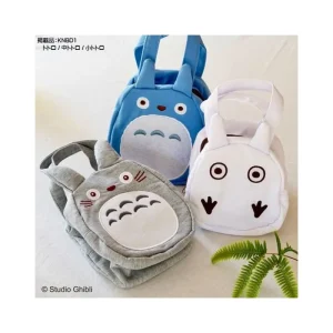Shop Sac à Lunch Totoro Blanc Tissu - Mon Voisin Totoro Cuisine Et Table