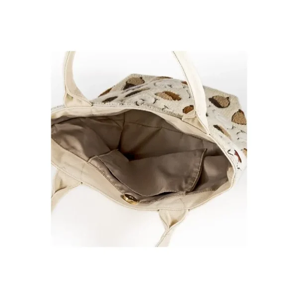 New Sac Brode Beige Totoro Noisettes - Mon Voisin Totoro Sacs