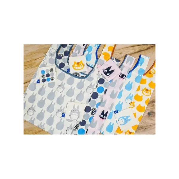 Best Sac Pliable Silhouette Totoro Bleu 40x20 cm - Mon Voisin Totoro Sacs