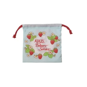 Shop Sacoche à cordon Jiji Fraises 20 x 19 cm - Kiki la petite sorcière Sacs