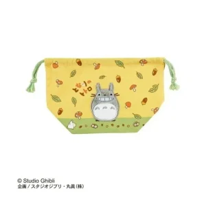 Best Sacoche à cordon Totoro noix et champignons 17x26 - Mon Voisin Totoro Sacs
