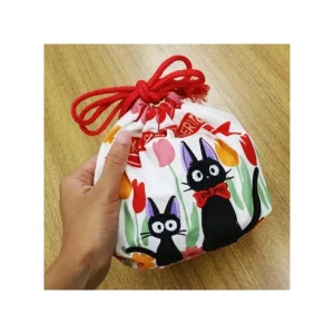 Best Sale Sacoche à Gousset Jiji et Chaton 17 x 26 cm - Kiki la petite sorcière Sacs