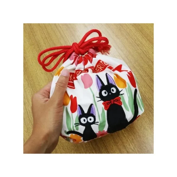 Best Sale Sacoche à Gousset Jiji et Chaton 17 x 26 cm - Kiki la petite sorcière Sacs