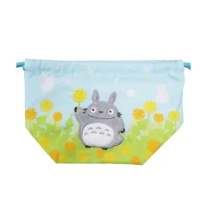 Online Sacoche à Gousset Totoro Fleurs 17 x 26 cm - Mon Voisin Totoro Sacs