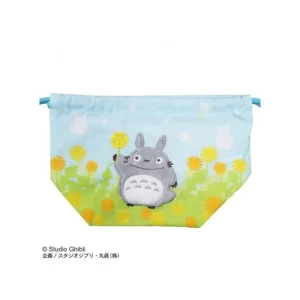 Online Sacoche à Gousset Totoro Fleurs 17 x 26 cm - Mon Voisin Totoro Sacs