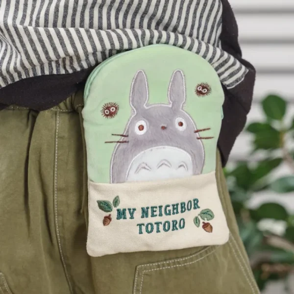 Outlet Sacoche mascotte Totoro Gris 17 x 12 cm - Mon VoisinTotoro Sacs