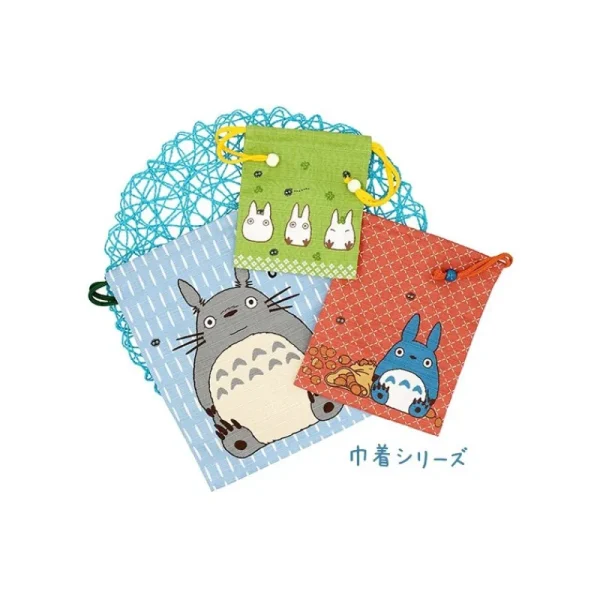 Sale Sacoche Tissu Bleue Totoro Gris - Mon Voisin Totoro Sacs