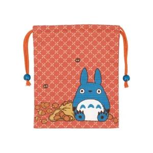New Sacoche Tissu Orange Totoro Bleu - Mon Voisin Totoro Sacs