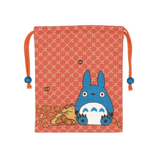 New Sacoche Tissu Orange Totoro Bleu - Mon Voisin Totoro Sacs