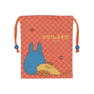 New Sacoche Tissu Orange Totoro Bleu - Mon Voisin Totoro Sacs
