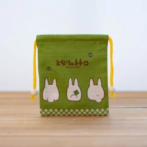 Sale Sacoche Tissu Verte Totoro Blanc - Mon Voisin Totoro Sacs
